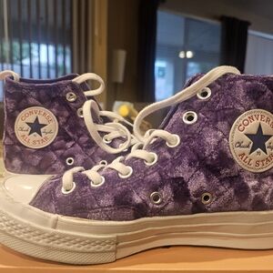 Golf Le Fleur Purple High-Top Sneakers